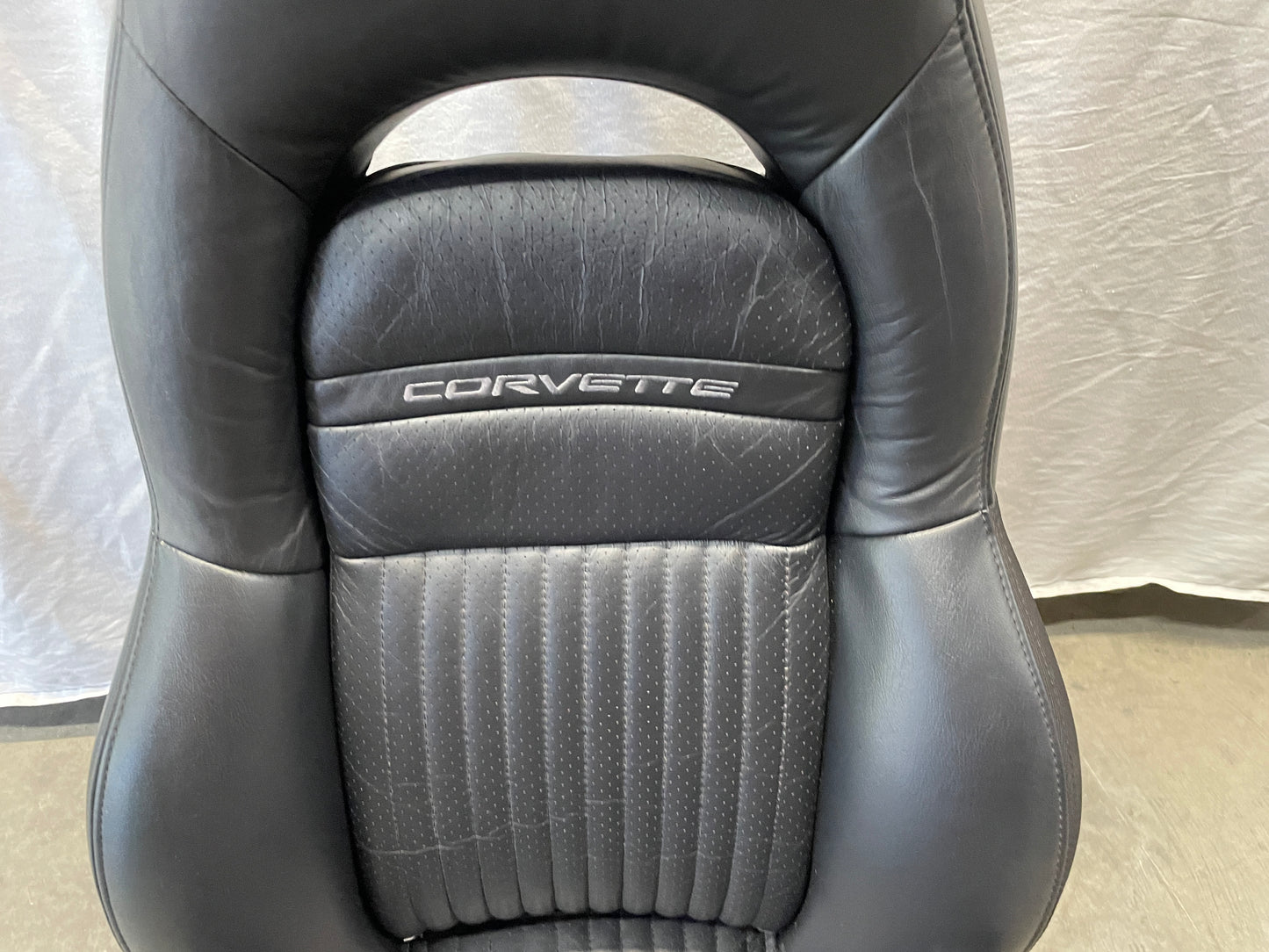 2004 Chevy C5 Corvette Black Leather Seats OEM - Day's Parts Yard