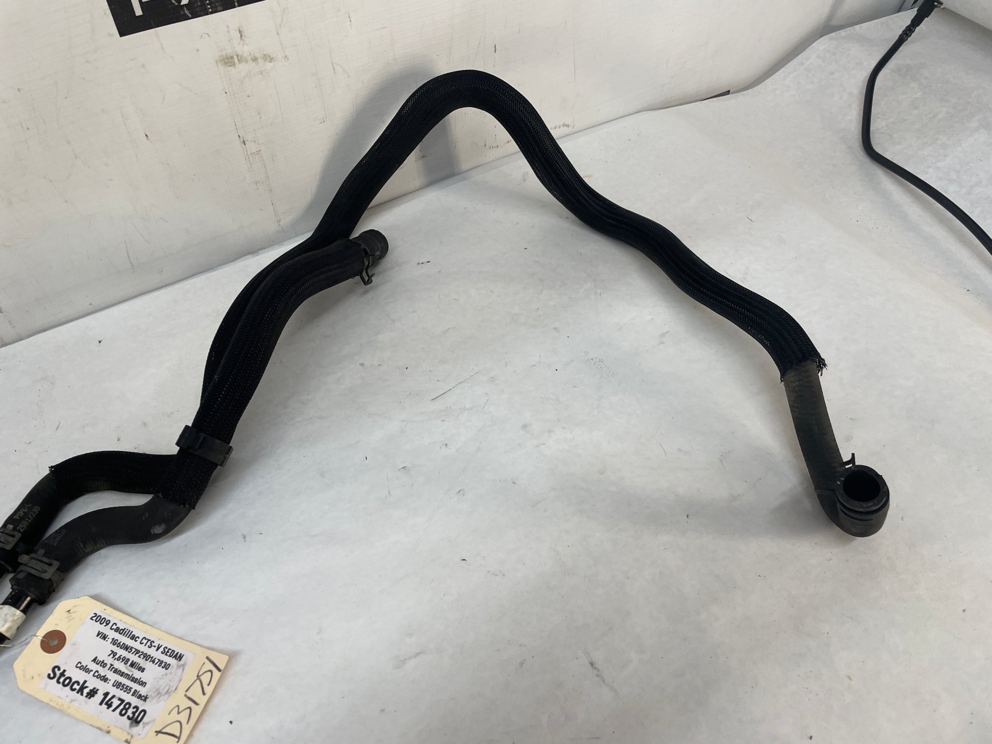 2009 Cadillac CTS-V Supercharger Intercooler Coolant Lines Hoses Tubes OEM - Day's Parts Yard