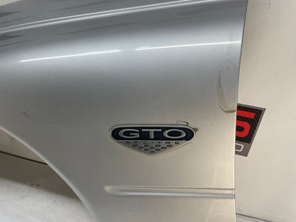 2004 Pontiac GTO LH Driver Front Fender Silver OEM