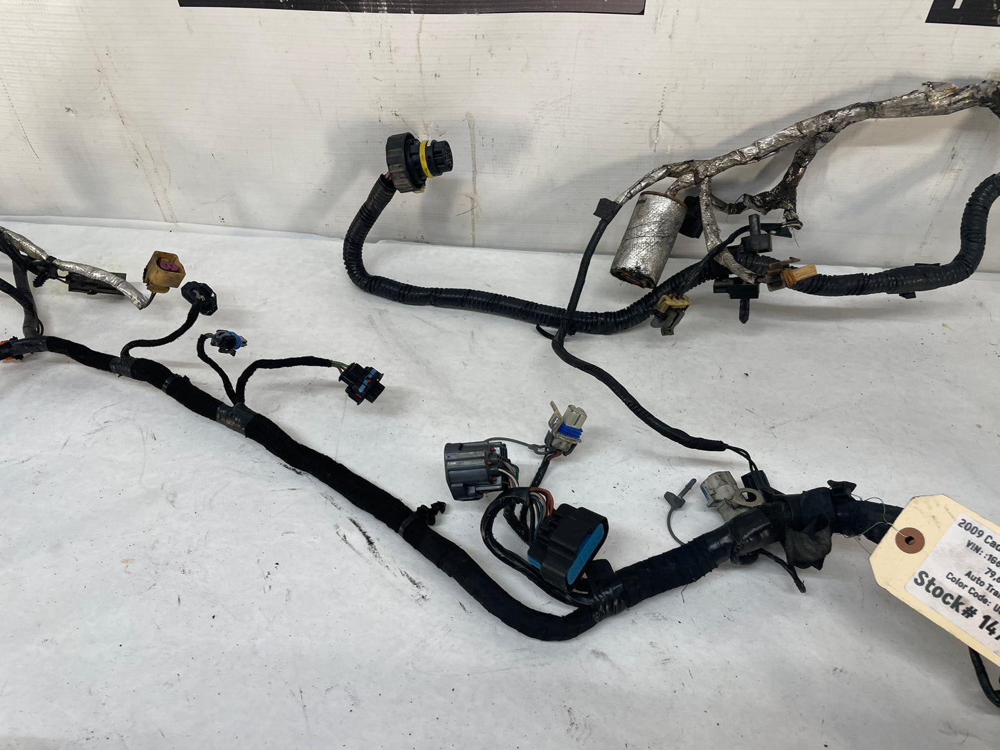 2009 Cadillac CTS-V Sedan Engine Motor Automatic Transmission Wire Wiring Harness OEM - Day's Parts Yard