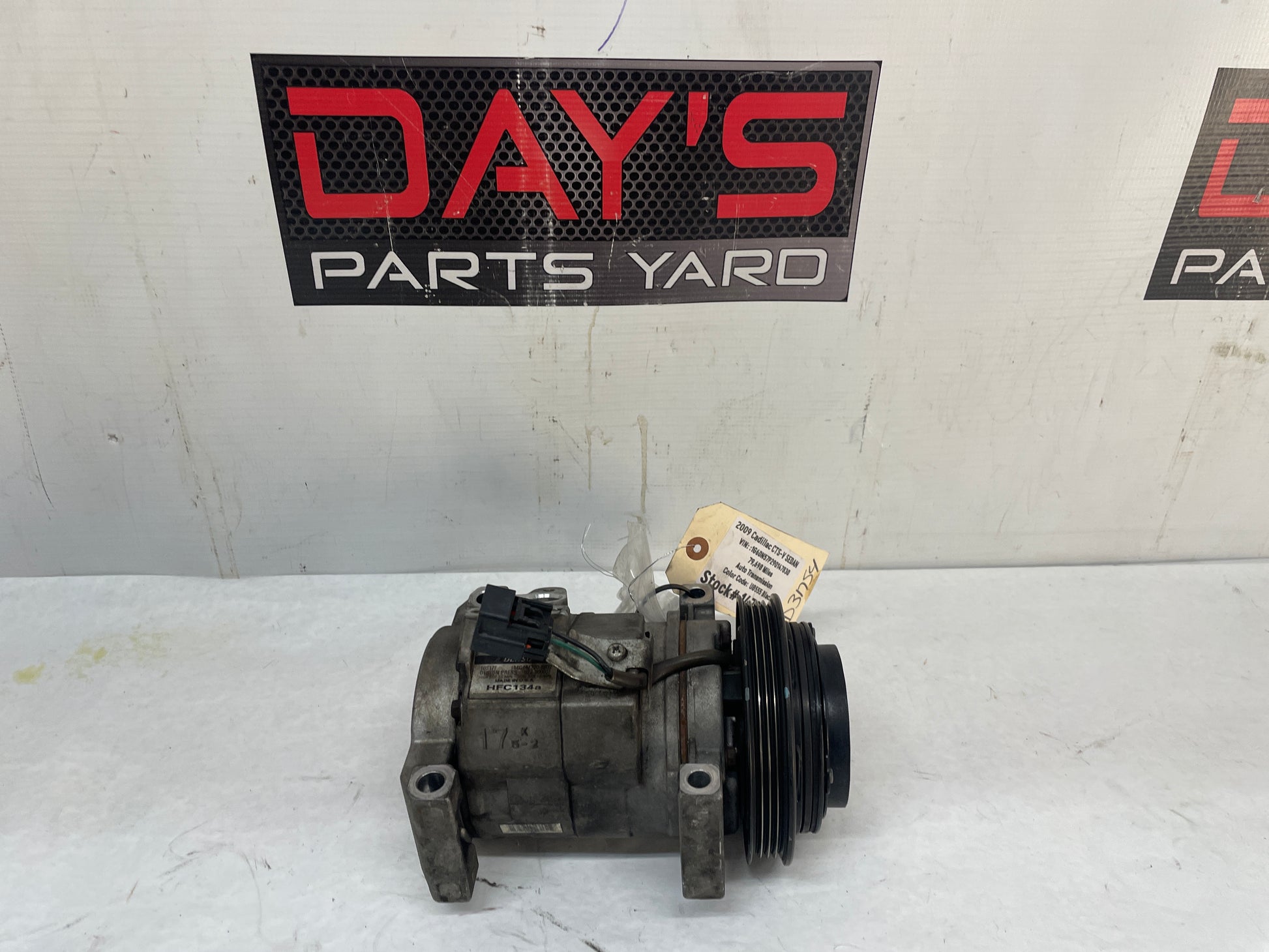 2009 Cadillac CTS-V Sedan AC Air Conditioner Compressor w/ Hardware OEM - Day's Parts Yard