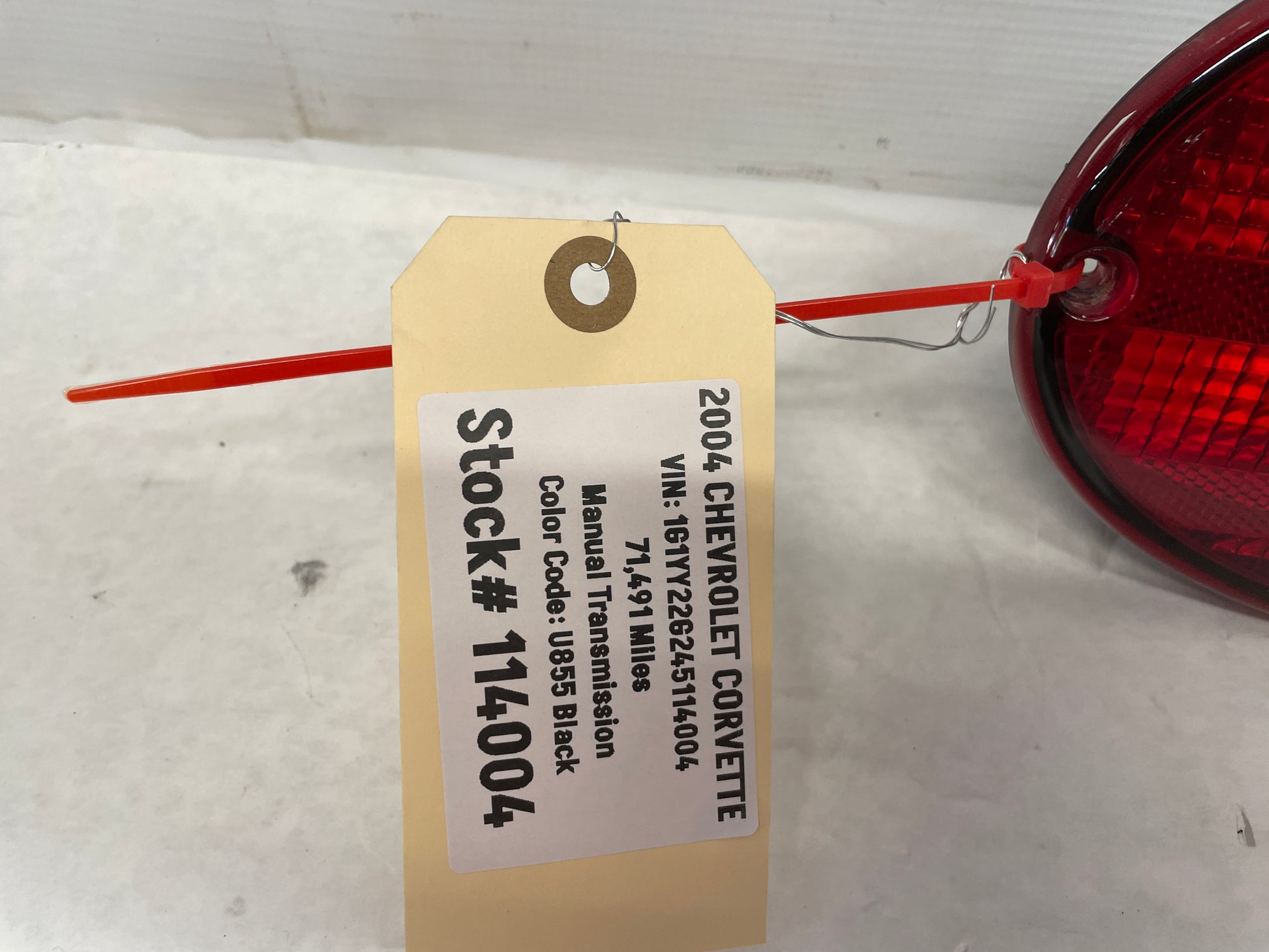 2004 Chevy C5 Corvette RH Passenger Taillight Tail Light Lamp OEM - Day's Parts Yard