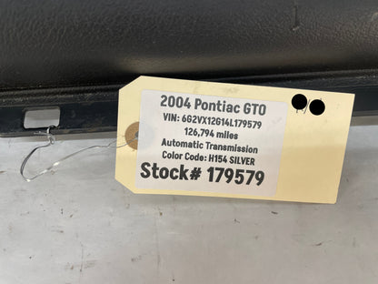 2004 Pontiac GTO LH Driver Interior Sill Carpet Retainer Trim Cover Panel OEM