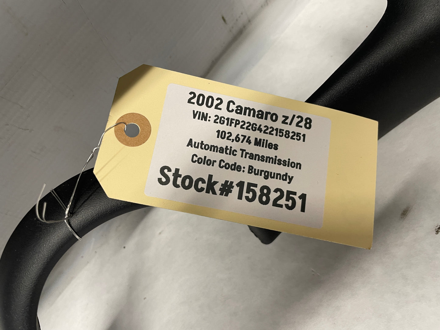 2002 Chevy Camaro Z28 Gauge Cluster Speedometer Dash Bezel Trim Panel Ebony OEM - Day's Parts Yard