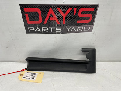 2006 Pontiac GTO RH Passenger Front Seat Outer Frame Side Track Cover Trim Molding OEM - Day's Parts Yard