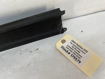 2004 Pontiac GTO LH Driver Front Seat Outer Track Frame Rail Trim Cover Molding OEM