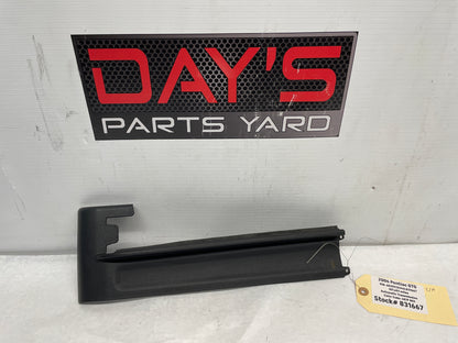 2006 Pontiac GTO LH Driver Front Seat Outer Track Frame Rail Trim Cover Molding OEM - Day's Parts Yard