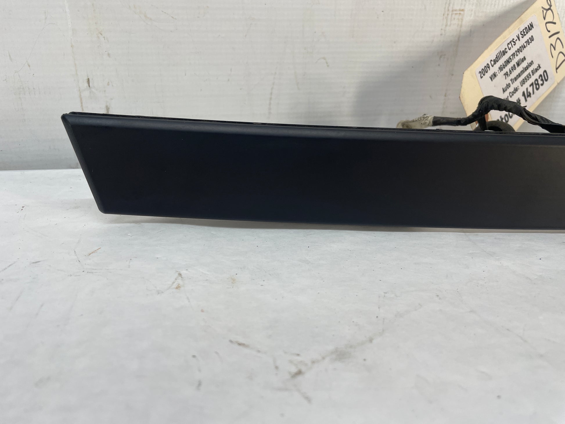 2009 Cadillac CTS-V Sedan Rear Trunk Deck Lid Applique Insert Molding Panel OEM - Day's Parts Yard