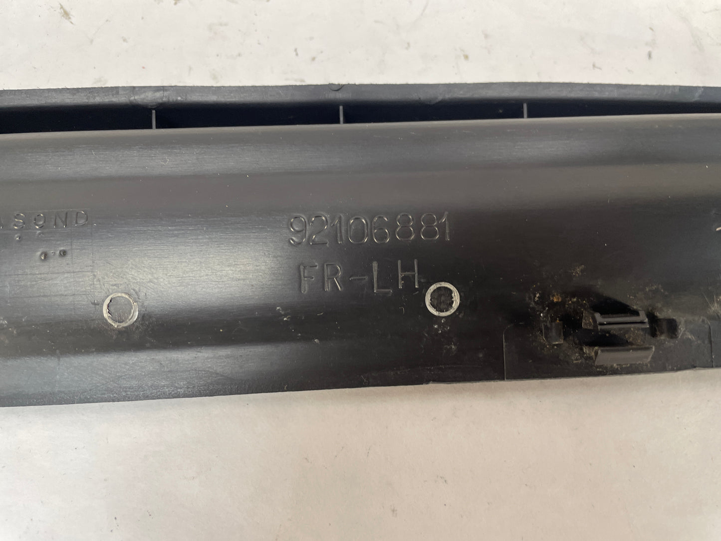 2004 Pontiac GTO LH Driver Front Seat Outer Track Frame Rail Trim Cover Molding OEM