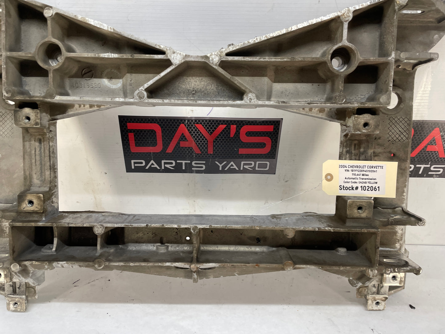 2004 Chevy C5 Corvette Front Suspension Engine Crossmember Cradle K Member Frame OEM - Day's Parts Yard