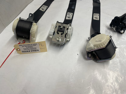 2016 Chevy SS Sedan Rear Seatbelt Seat Belt Retractors w/ Buckles Set OEM - Day's Parts Yard