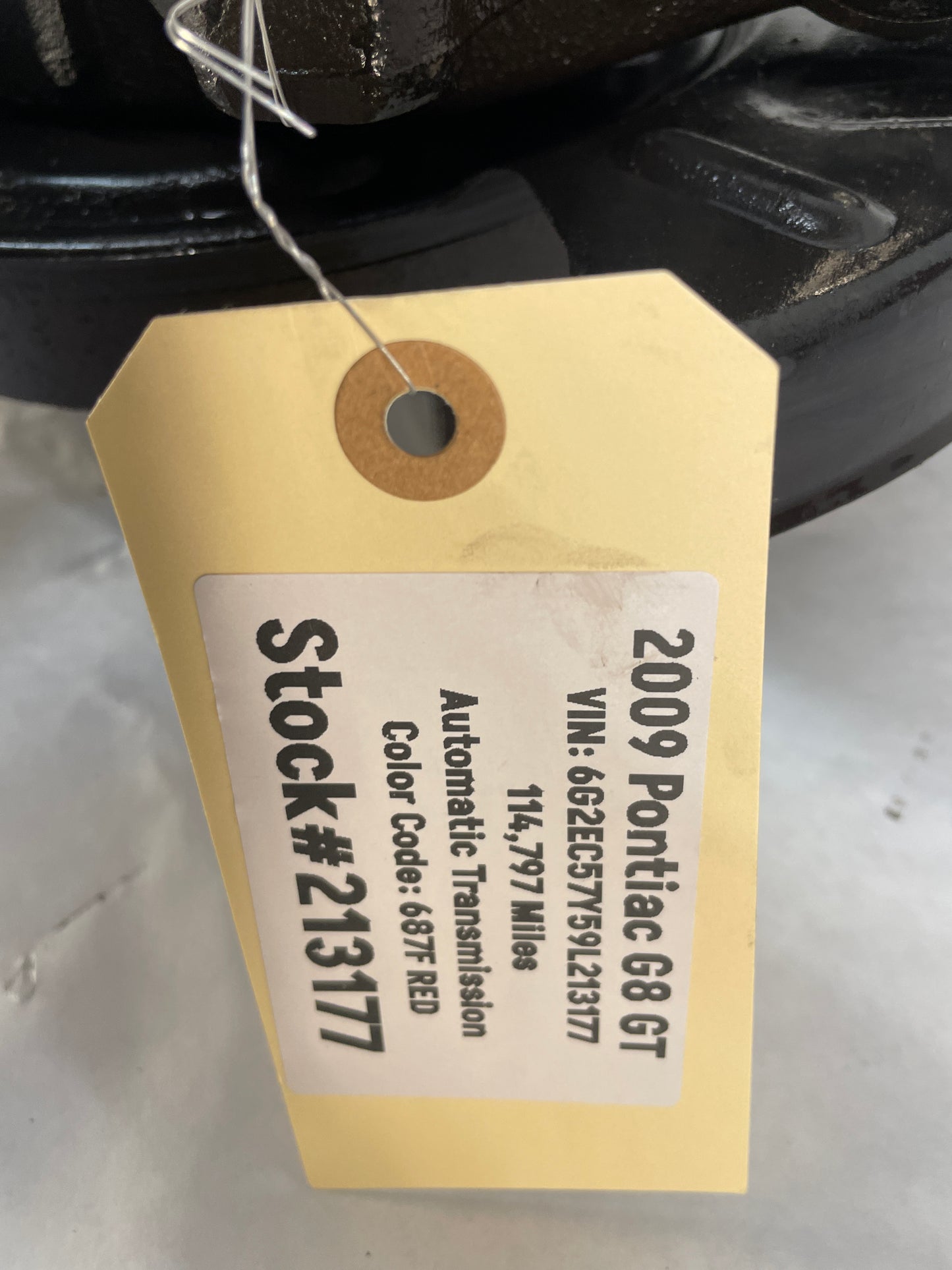 2009 Pontiac G8 GT LH Driver Rear Suspension Spindle Hub Knuckle Wheel Bearing OEM