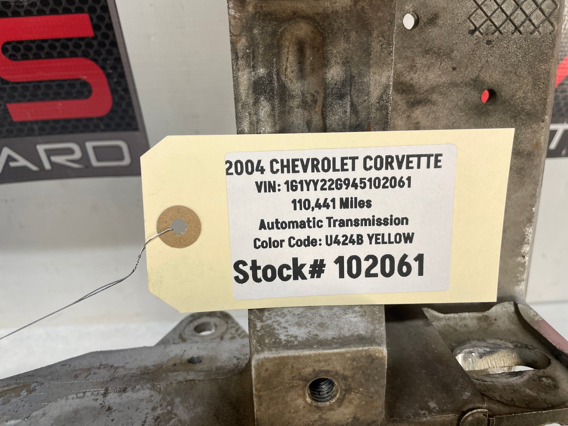 2004 Chevy C5 Corvette Front Suspension Engine Crossmember Cradle K Member Frame OEM - Day's Parts Yard