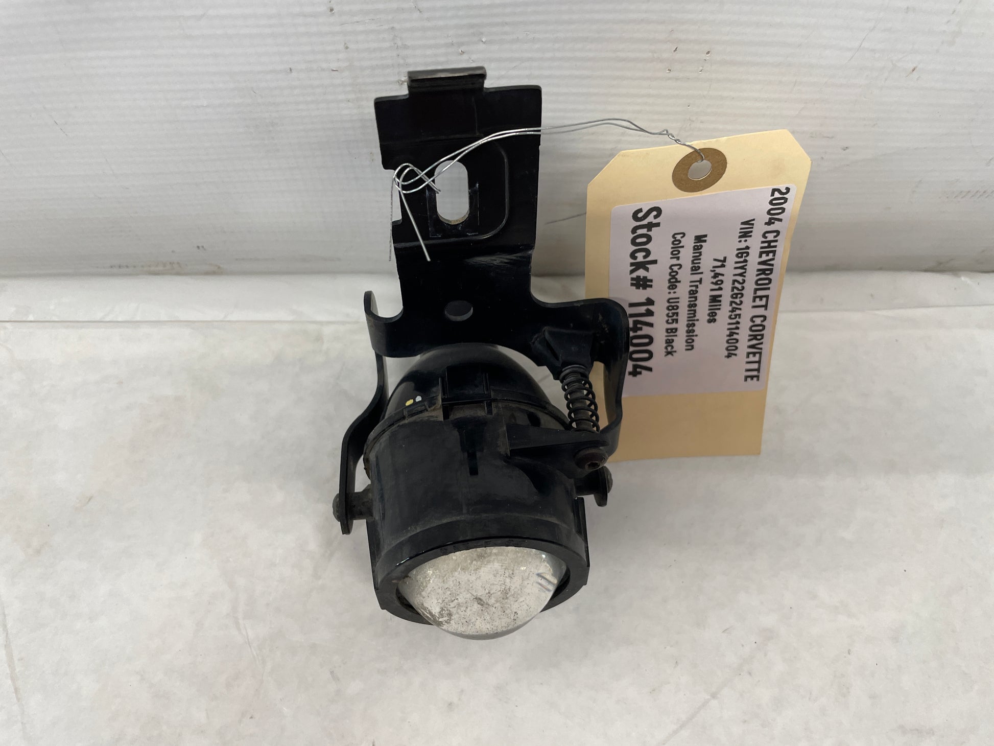 2004 Chevy C5 Corvette RH Passenger Fog Light Lamp w/ Bracket OEM - Day's Parts Yard