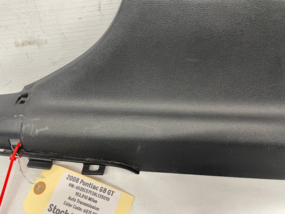 2008 Pontiac G8 GT RH Passenger Lower Center B Pillar Carpet Retainer Trim OEM - Day's Parts Yard