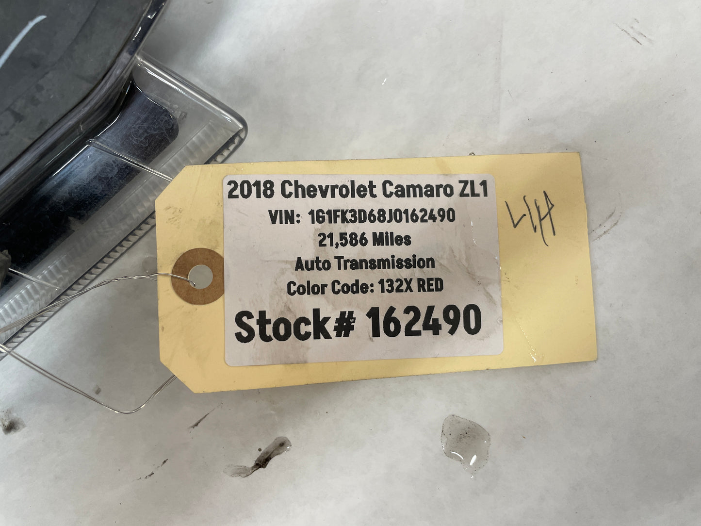 2018 Chevy Camaro ZL1 LH Driver Daytime Running LED Fog Light Lamp DRL OEM