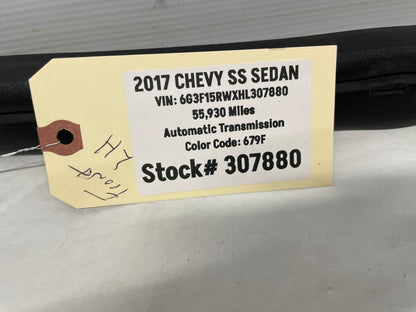 2017 Chevy SS Sedan LH Driver Front Door Rubber Weather Strip Seal OEM - Day's Parts Yard