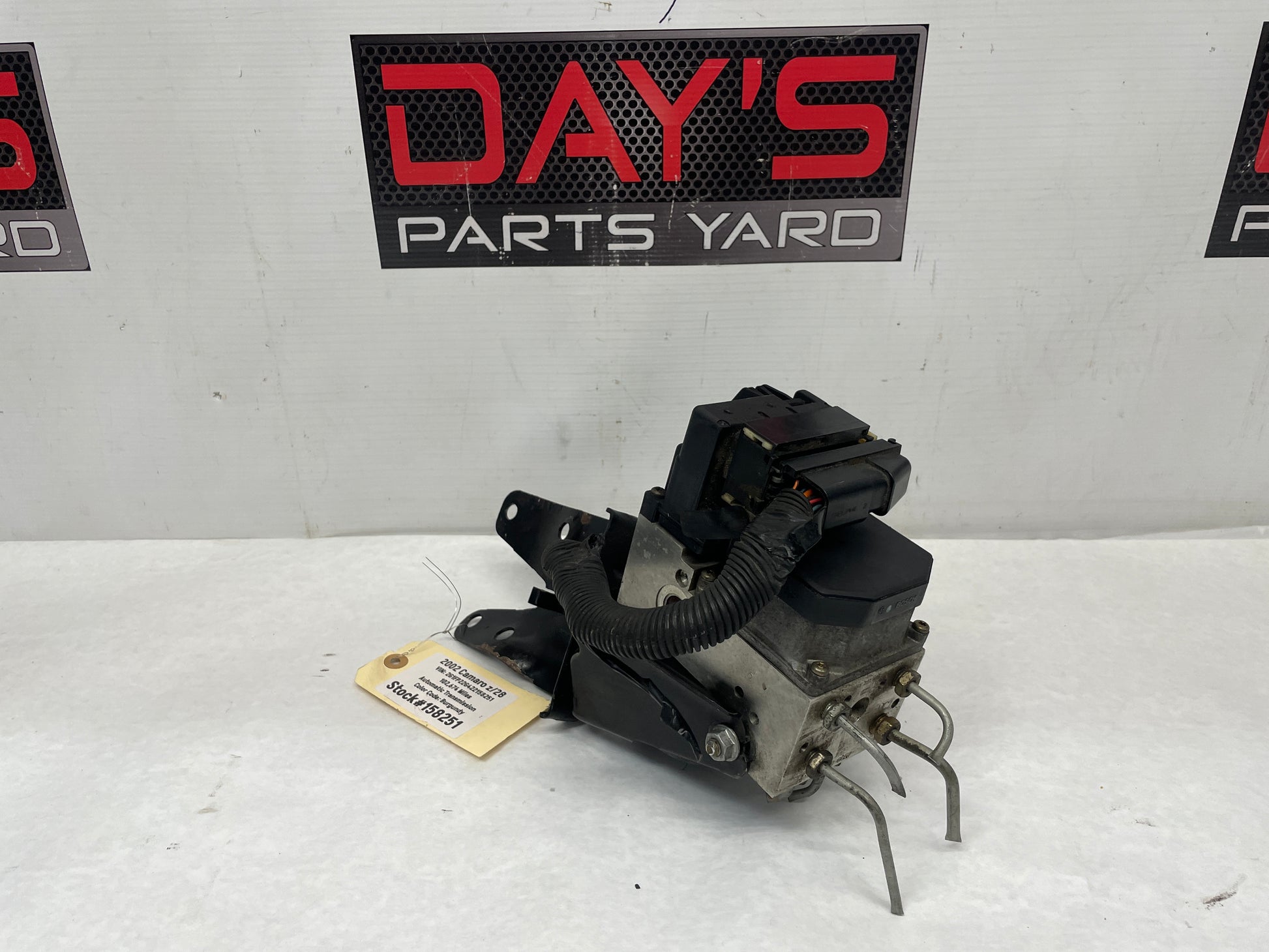 2002 Chevy Camaro Z28 ABS Pump Anti Lock Brake Module OEM - Day's Parts Yard