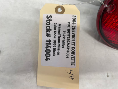 2004 Chevy C5 Corvette LH Driver Taillight Tail Light Lamp OEM - Day's Parts Yard