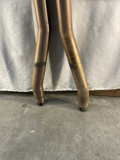 2009 Cadillac CTS-V Sedan Stainless Steel Long Tube Headers & Off Road X Pipe - Day's Parts Yard