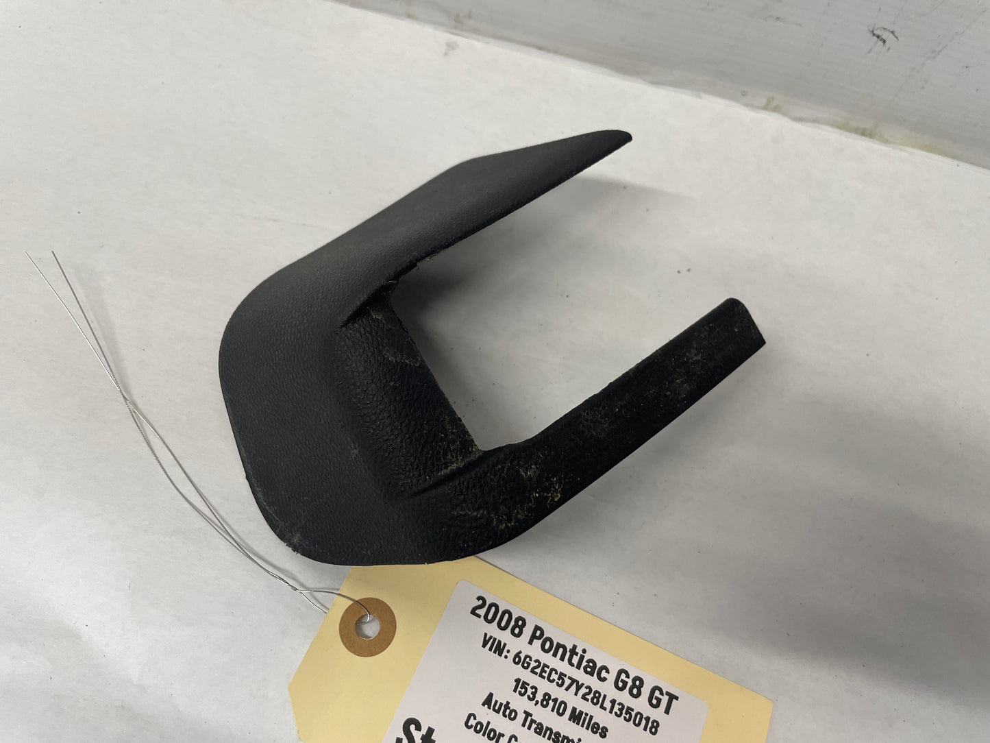 2008 Pontiac G8 GT LH Driver Front Seat Rear Inner Track Trim Frame Cover OEM