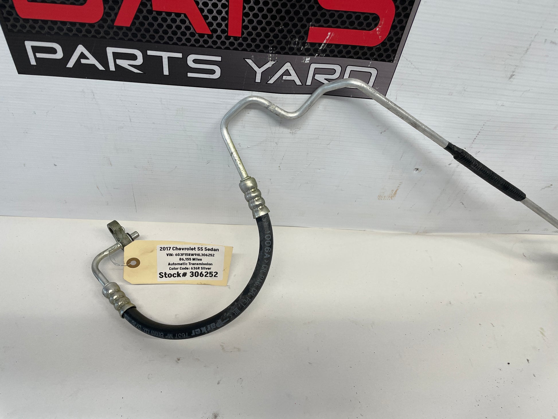 2017 Chevy SS Sedan AC A/C Air Conditioner Line Hose Tube OEM - Day's Parts Yard