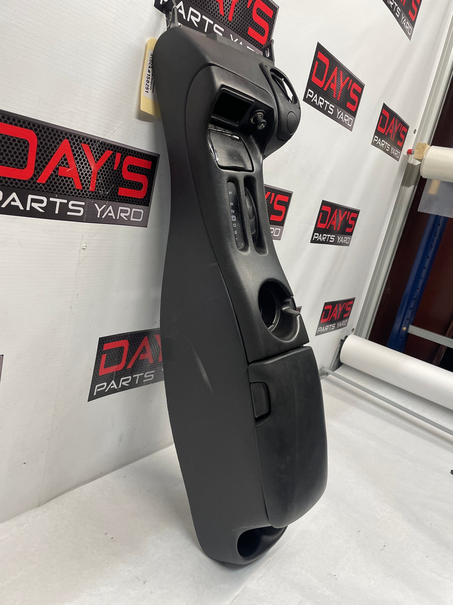 2002 Chevy Camaro Z28 Complete Center Console Arm Rest Assembly Black Ebony OEM - Day's Parts Yard