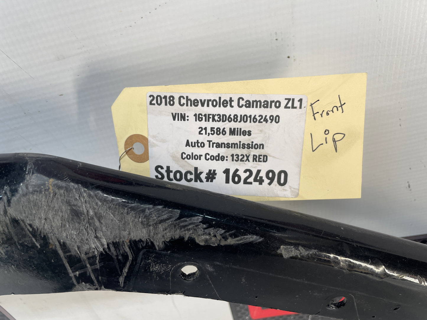 2018 Chevy Camaro ZL1 Front Bumper Lip Chin Splitter Spoiler OEM LOCAL PICK UP