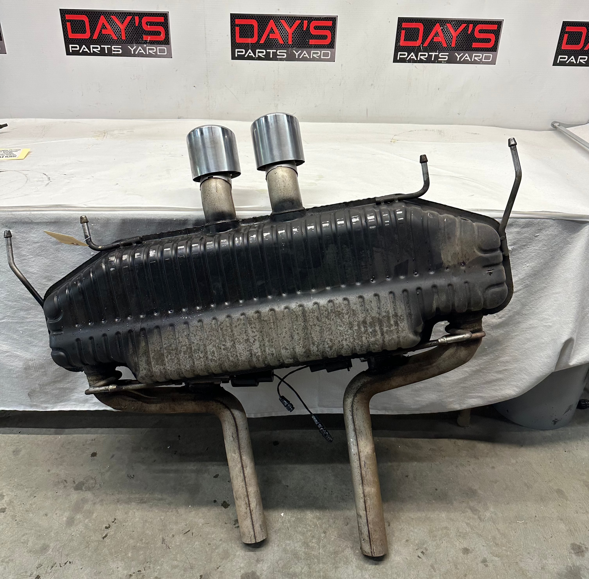 2011 Cadillac CTS-V Coupe Factory Muffler w/ Aftermarket Cut Outs - Day's Parts Yard