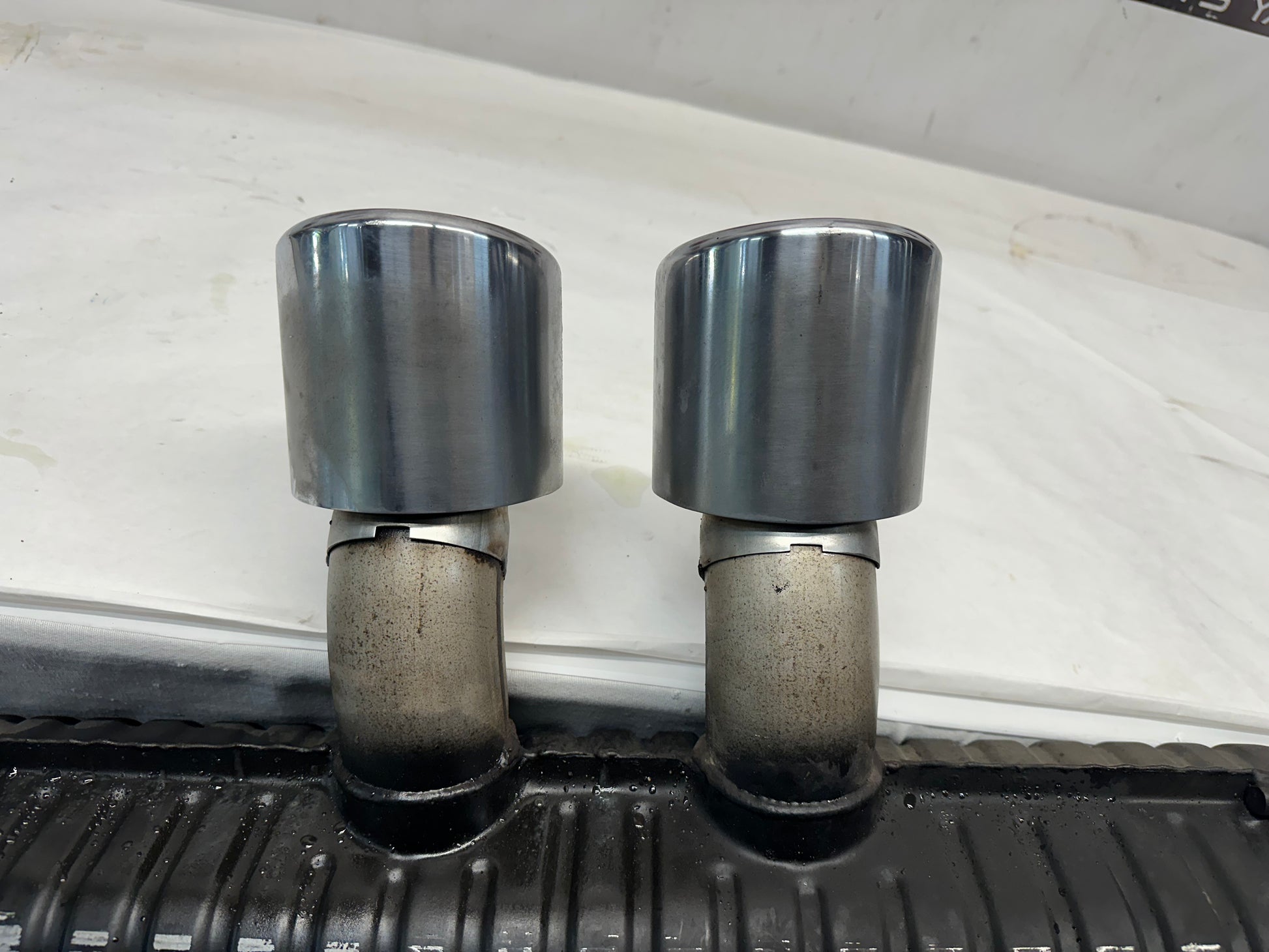 2011 Cadillac CTS-V Coupe Factory Muffler w/ Aftermarket Cut Outs - Day's Parts Yard