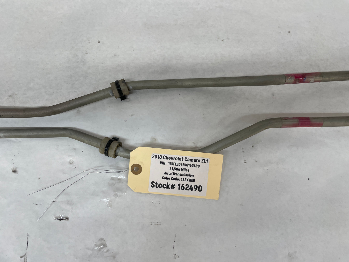 2018 Chevy Camaro ZL1 Rear End Rearend Differential Cooler Lines  OEM