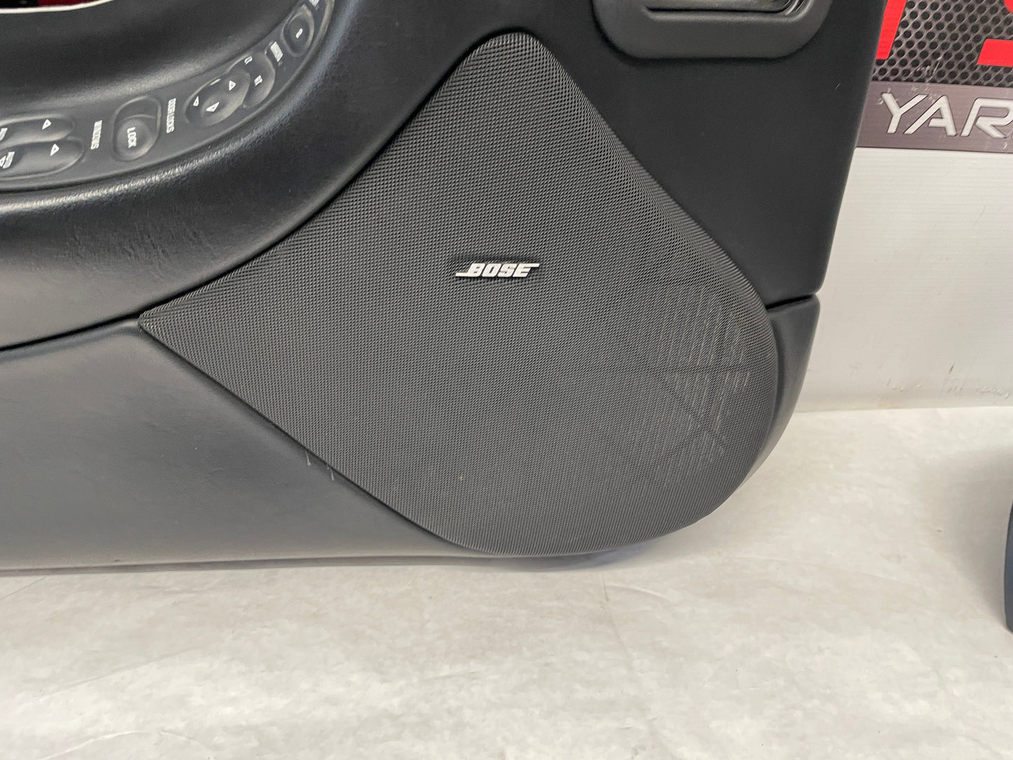 2004 Chevy C5 Corvette LH Driver Interior Door Panel w/ Window Switches OEM - Day's Parts Yard