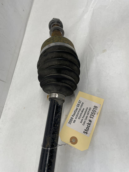2008 Pontiac G8 GT LH Driver CV Axle Half Shaft OEM - Day's Parts Yard