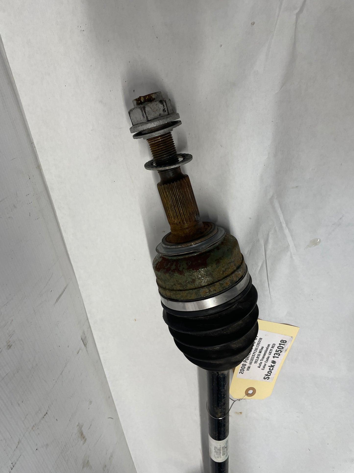 2008 Pontiac G8 GT LH Driver CV Axle Half Shaft OEM - Day's Parts Yard