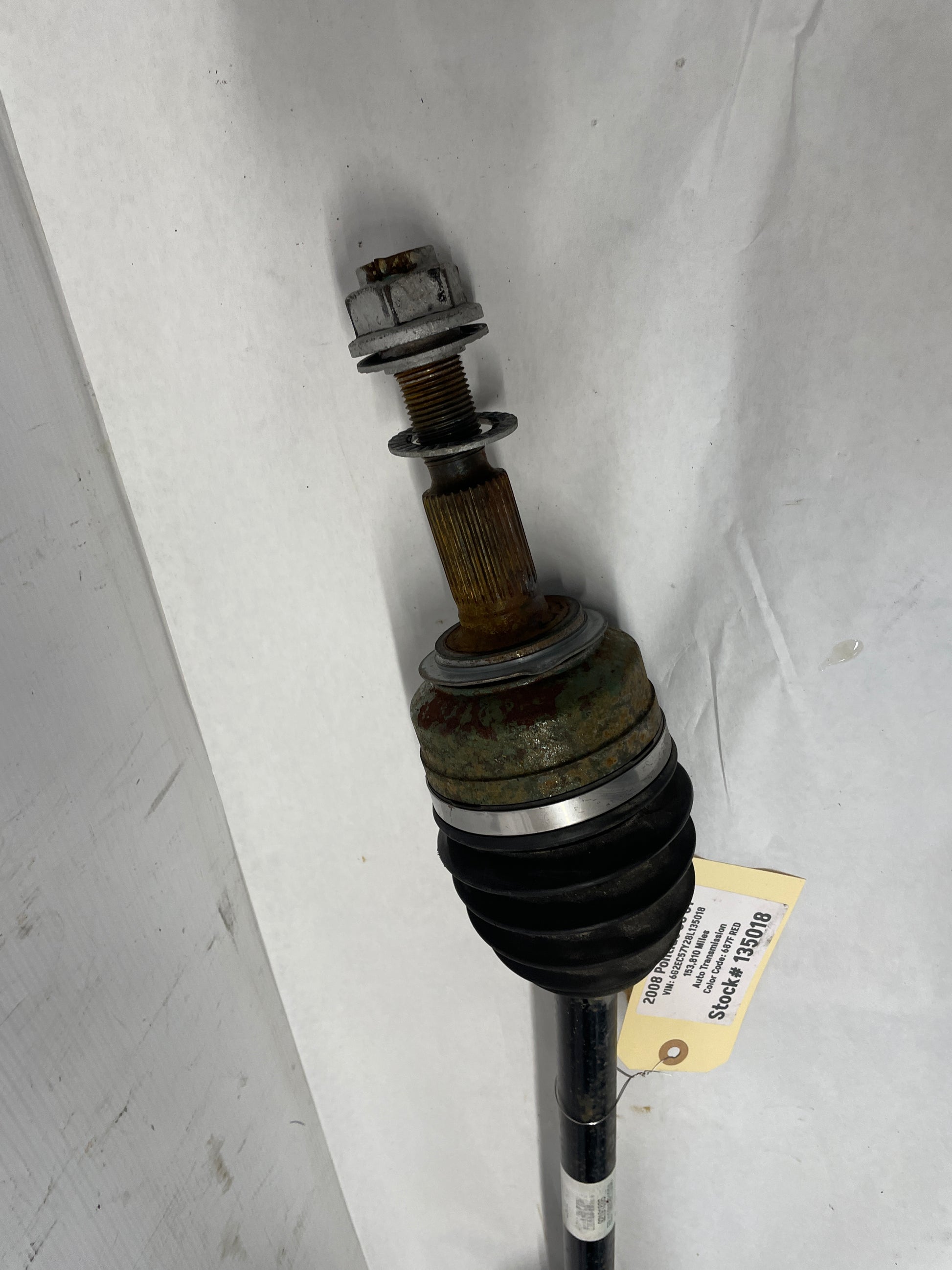 2008 Pontiac G8 GT LH Driver CV Axle Half Shaft OEM - Day's Parts Yard