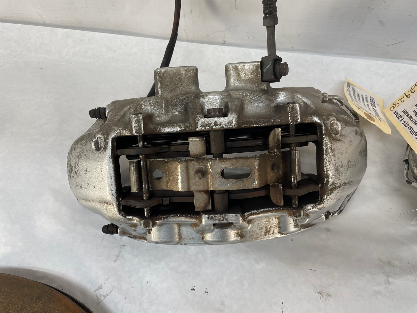 2010 Cadillac CTS-V Sedan Front 6 Piston Brembo Brake Calipers & Rotors OEM