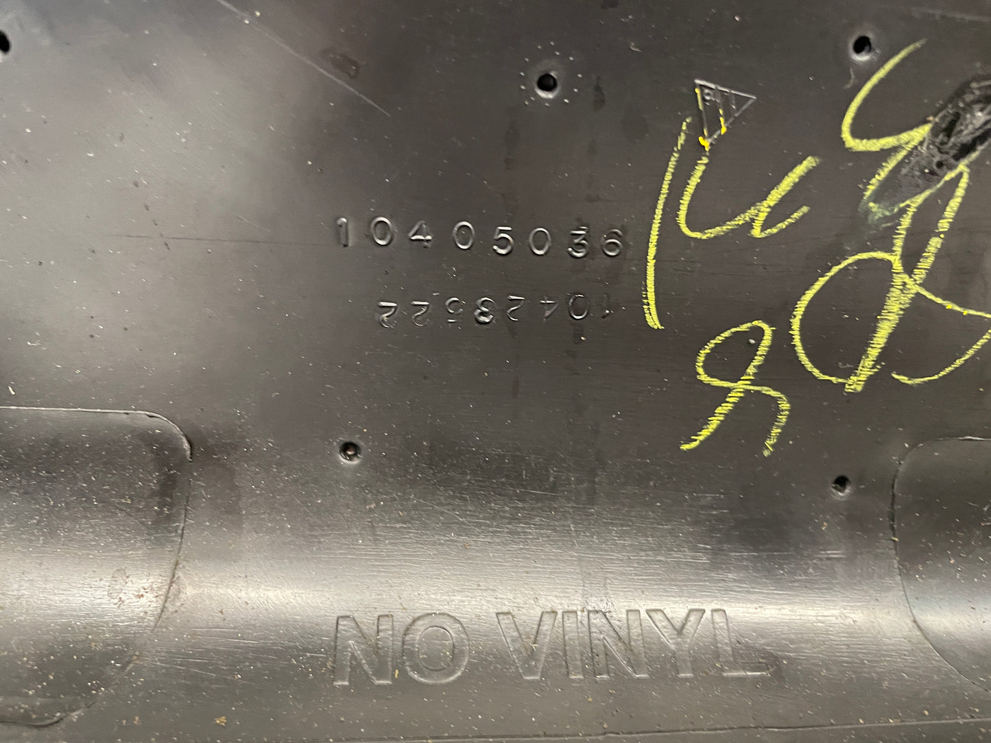 2004 Chevy C5 Corvette LH Driver Interior Door Panel w/ Window Switches OEM - Day's Parts Yard