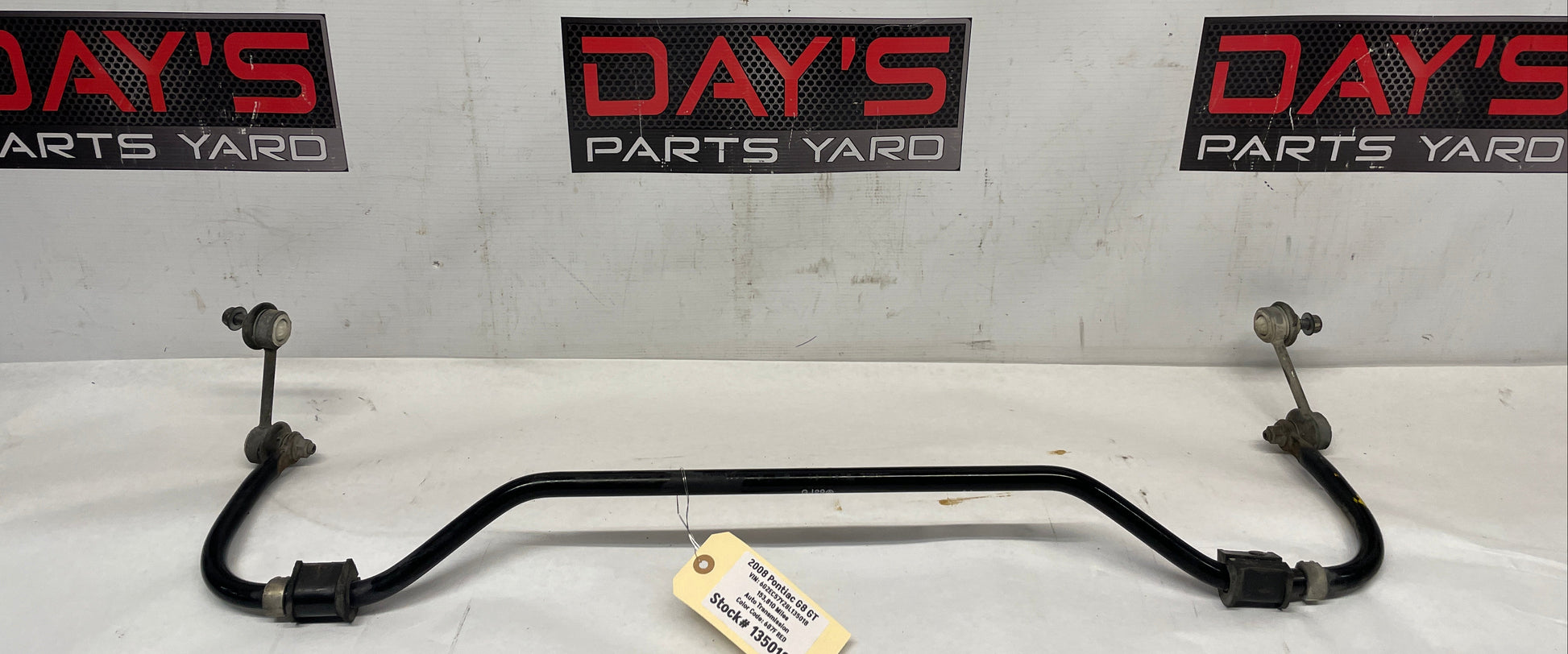 2008 Pontiac G8 GT Rear Suspension Stabilizer Sway Bar OEM - Day's Parts Yard