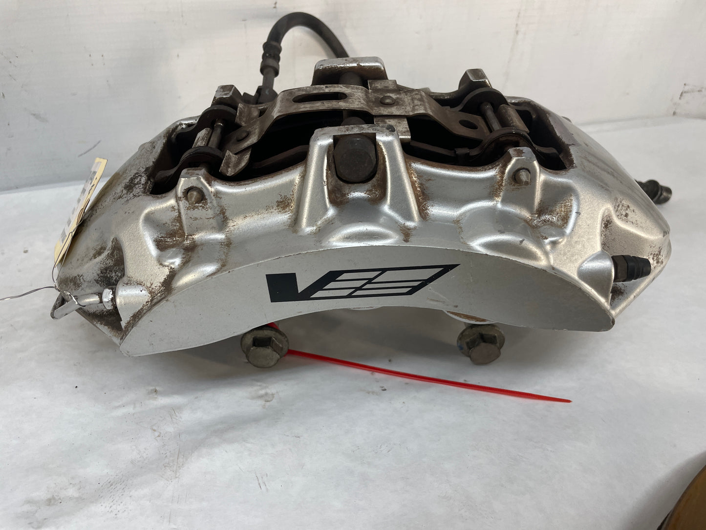 2010 Cadillac CTS-V Sedan Front 6 Piston Brembo Brake Calipers & Rotors OEM