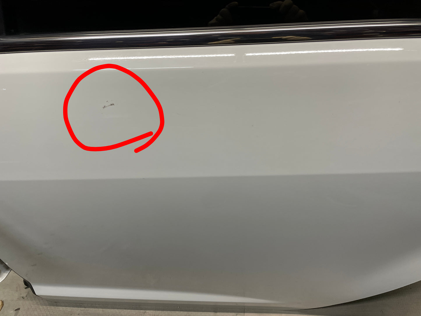 2017 Chevy SS Sedan LH Driver Rear Exterior Door White OEM