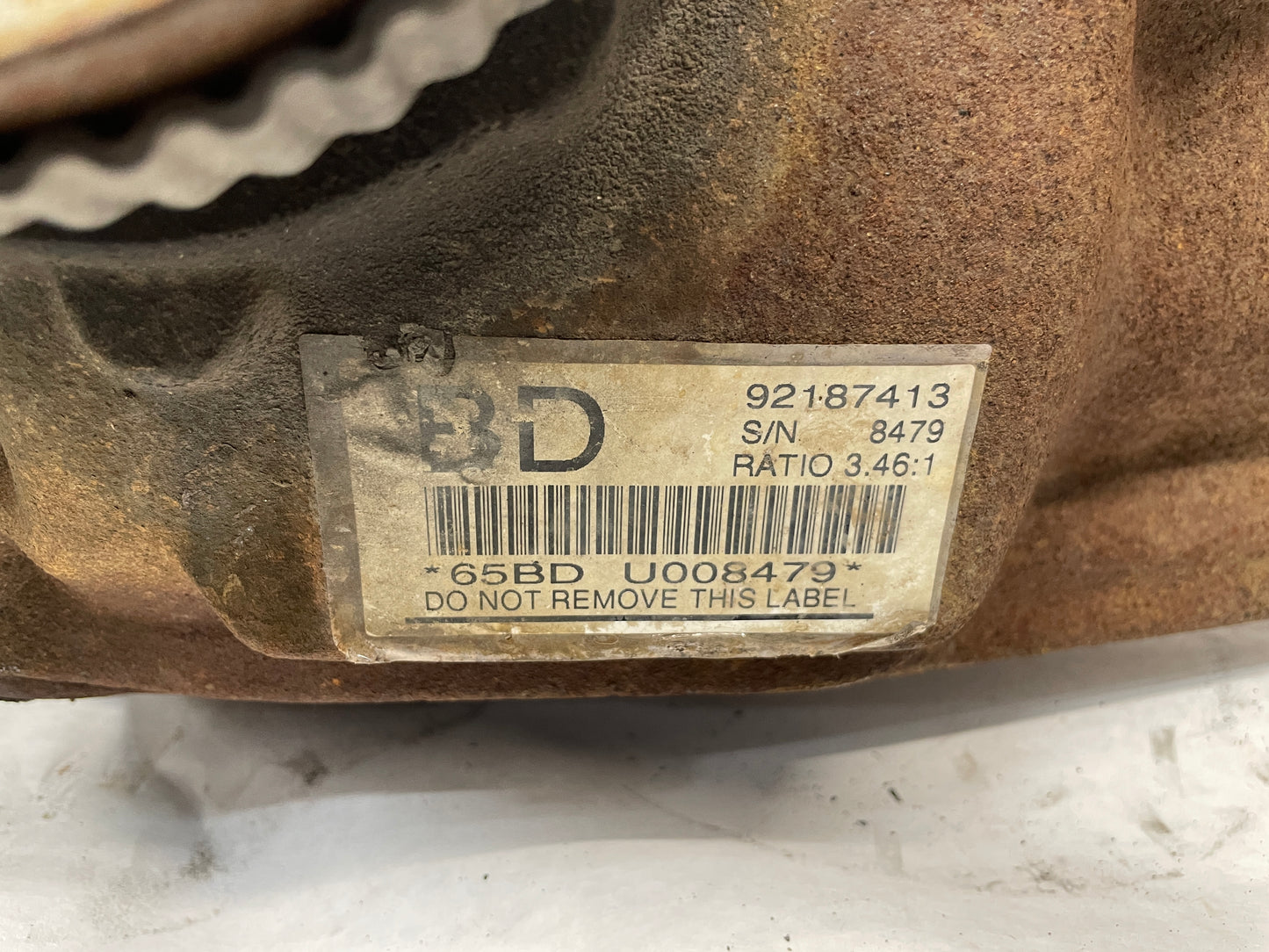 2006 Pontiac GTO Rear End Rearend Carrier Axle Differential 3.46 LSD OEM - Day's Parts Yard