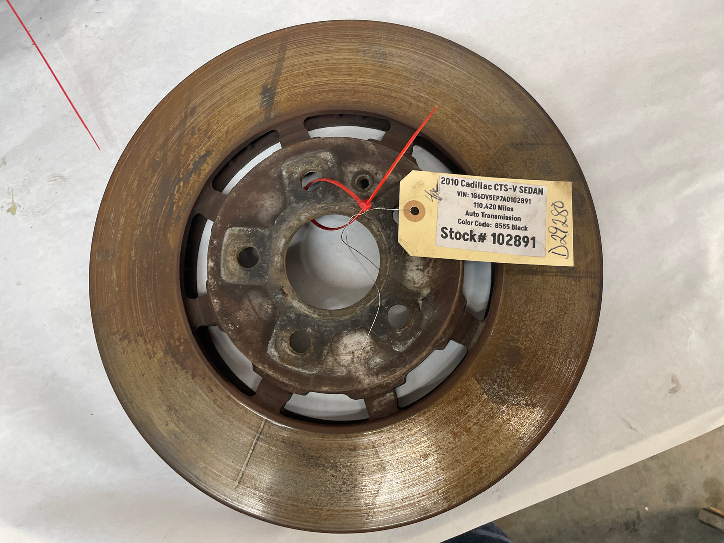 2010 Cadillac CTS-V Sedan Front 6 Piston Brembo Brake Calipers & Rotors OEM