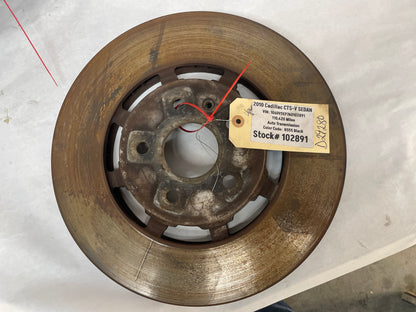 2010 Cadillac CTS-V Sedan Front 6 Piston Brembo Brake Calipers & Rotors OEM