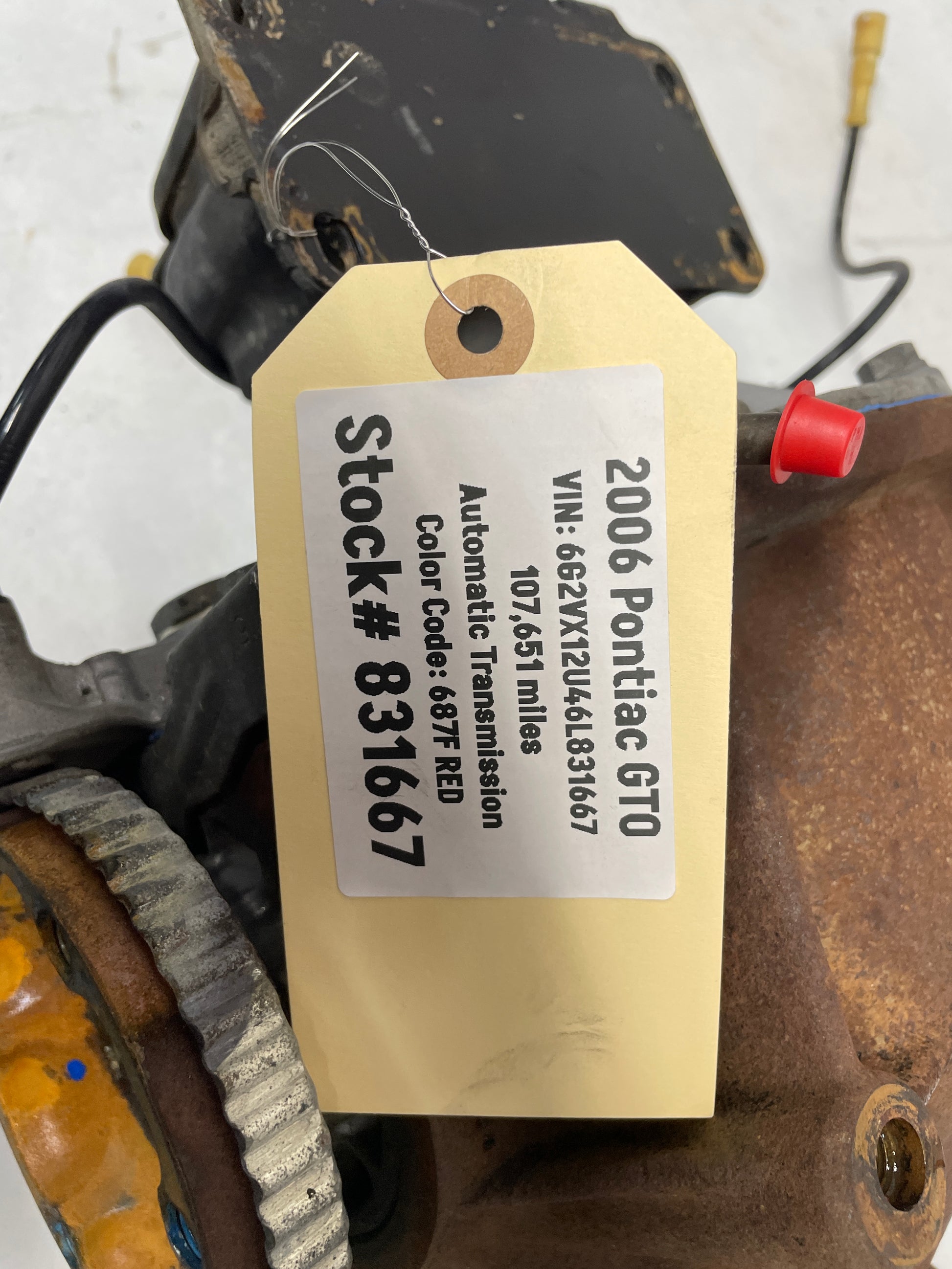 2006 Pontiac GTO Rear End Rearend Carrier Axle Differential 3.46 LSD OEM - Day's Parts Yard