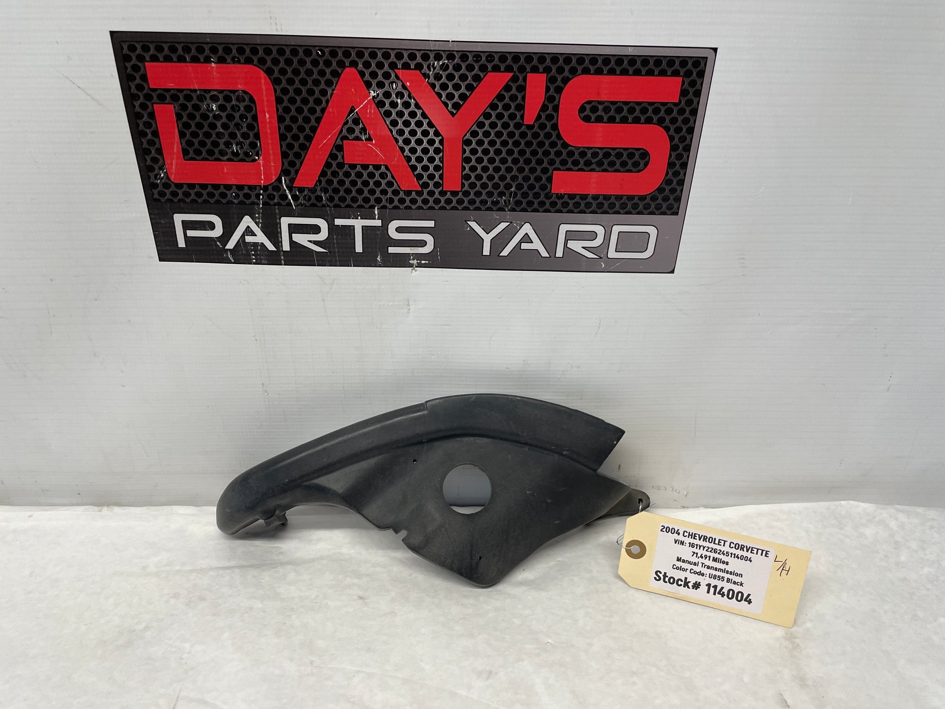 2004 Chevy C5 Corvette LH Driver Turn Signal Marker Light Bracket OEM - Day's Parts Yard