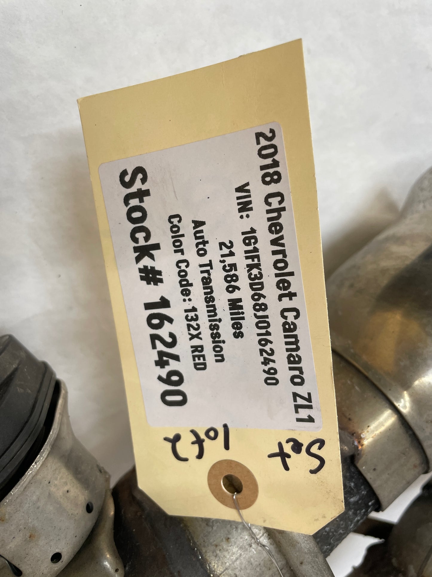 2018 Chevy Camaro ZL1 Exhaust Tips Control Valve Actuators OEM