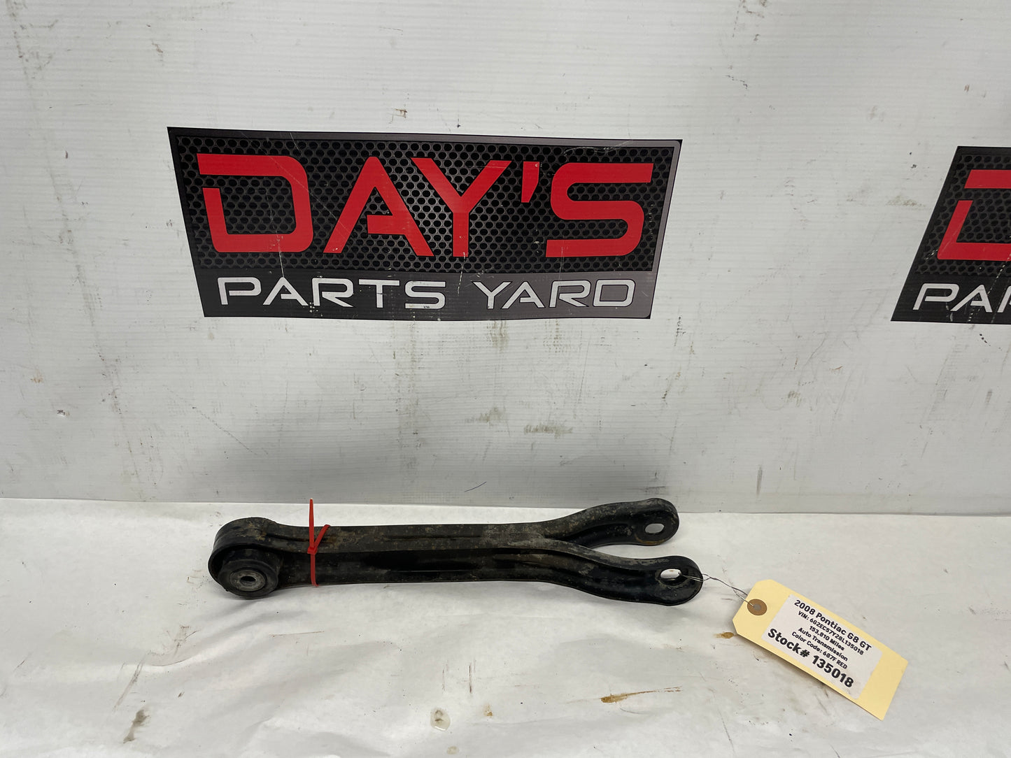 2008 Pontiac G8 GT RH Passenger Rear Suspension Trailing Control Arm OEM - Day's Parts Yard