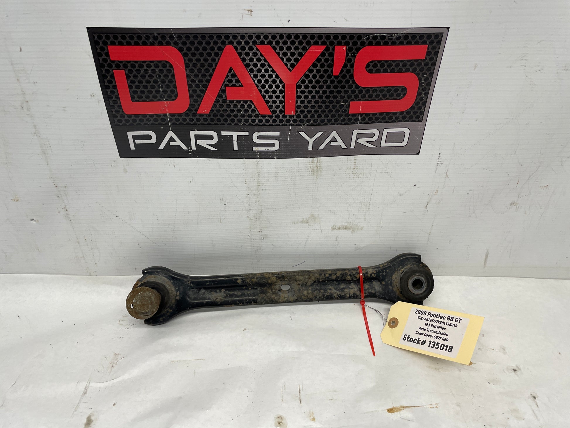 2008 Pontiac G8 GT RH Passenger Rear Suspension Adjuster Link Control Arm OEM - Day's Parts Yard