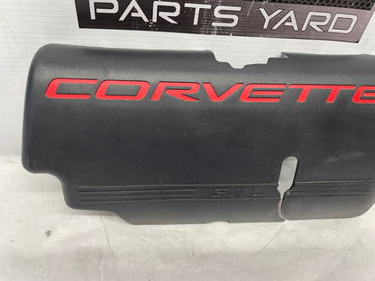 2004 Chevy C5 Corvette Engine Motor Fuel Rail Valve Covers Black & Red OEM - Day's Parts Yard