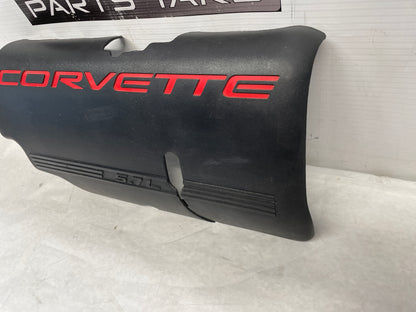 2004 Chevy C5 Corvette Engine Motor Fuel Rail Valve Covers Black & Red OEM - Day's Parts Yard